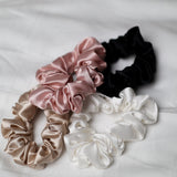 Silk Scrunchie Set