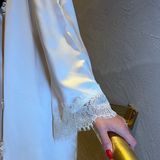 Silk Nightgown and Robe Set