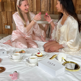 Silk Nightgown and Robe Set