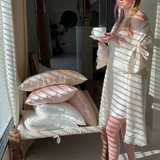 Silk Nightgown and Robe Set